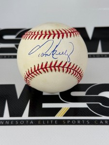 Tom Kelly Autograph Rawlings AOLB Budig Baseball - Minnesota Twins