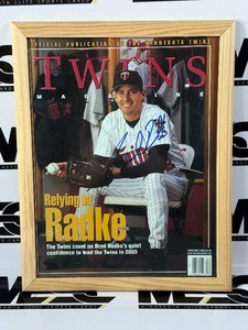Brad Radke Autograph Minnesota Twins Baseball Magazine