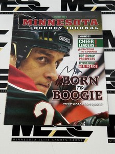 Derek Boogaard Autograph Minnesota Hockey Journal - Minnesota Wild