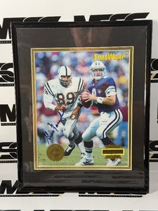 Gino Marchetti Autograph Limited Edition 5,000 Collectors Edge Time Warp Football Photo