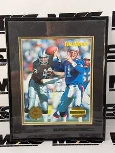 Ted Hendricks Autograph Limited Edition 5,000 Collectors Edge Time Warp Football Photo
