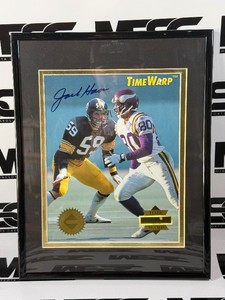 Jack Ham Autograph Limited Edition 5,000 Collectors Edge Time Warp Football Photo