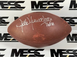 Jack Youngblood Autograph w HOF Inscription NFL Wilson Football