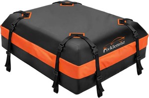 FIVKLEMNZ 15 Cubic Rooftop Cargo Carrier Waterproof Soft Roof Top Cargo Bag