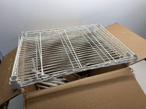 Three tier wire rack shelf