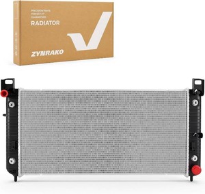 $130 CU2370 34 Engine Coolant Radiator Compatible with Chevy Silverado Suburban Tahoe GMC Sierra Yukon Cadillac Escalade 1996-2014 5.3 6.0 6.2 with EOC GM3010274