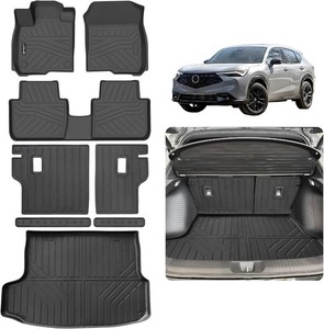 $120 Floor Mat for 2025 2026 Acura ADX Trunk Mat & Backrest Mat TPE All-Weather Set Cargo Liners Covering The Backrest, Custom Fit Non Slip-car mats Accessories