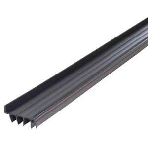 1 in. x 36 in. Brown Vinyl Concealed ScrewNail-on Door Bottom Weatherstripping