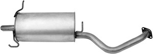 $200 Walker Quiet-Flow SS 54744 Direct Fit Exhaust Muffler Assembly 2 Inlet (OD) 2 Outlet (OD) for Nissan Sentra