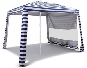 Jihfmo 8x8 Ft Large Beach Cabana Tent, UPF 50 99.9% UV Block, 6-8 People