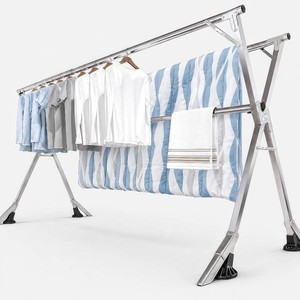 95 inch Windproof Clothes Drying Rack, Drying Rack Clothing Indoor Outdoor