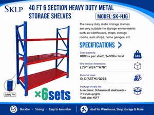 SKLP 40 6 Section Pallet Racking
