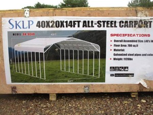 Future 20x40x14 Carport