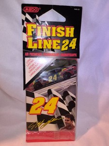 Vintage 1998 MEDO Finish Line 24 Jeff Gordon  Air Freshner