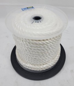 Twisted Nylon Rope, 58 In. x 140 Ft, White  Baron  Model 54021