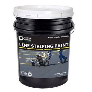Line Striping Paint, White, 5 Gallon Pail  Dalton Coatings  Est. Retail $145