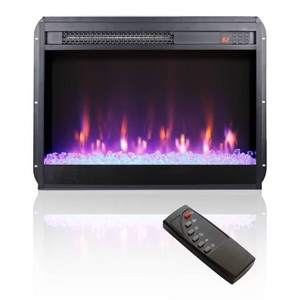 23-Inch Ventless Electric Fireplace Insert  Edendirect  Model RV23V80L-MT8  Est. Retail $197