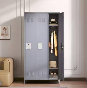 READ DESCRIPTION  Metal Storage Locker  72 in x 35.5 in x 16 in  Kaikeeqli  Model ZYGM-005DG  Est. Retail $250