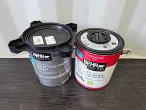 2 Gallon Bundle  1 Gallon Simply Sage (PPU10-16)  1 Gallon Grant Gray (HDC-AC-19) InteriorExterior & Direct to Metal Paint  Behr