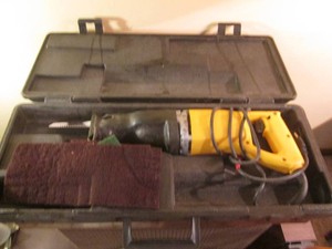 Vintage Craftsman reciprocating saw with hardside case