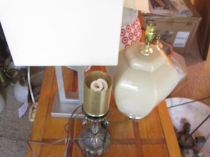 (3) Assorted size and style desk lamps as shown