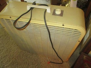 Vintage JC Penney box fan