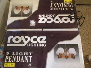 Joyce lighting 5-light pendant in original box