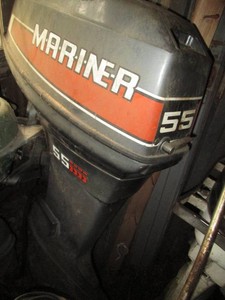 Vintage Mariner 55 outboard boat motor unknown functionality