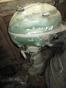 Vintage Johnson sea horse outboard boat motor unknown functionality