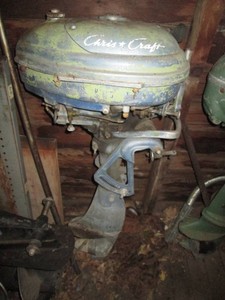 Vintage Chris Craft outboard boat motor unknown functionality