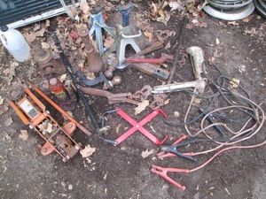 Trolly jack, bottle jack, load binders, jack stands, receiver hitches and other automotive supplies