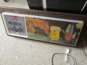 Vintage Michelob Light lighted beer sign