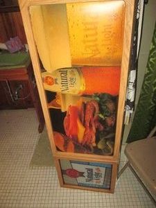 Vintage lighted Anheuser Busch Natural light beer sign lighted