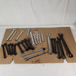 Variety of Various Combination Wrenches