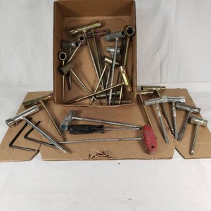 Various T-Handle Tools and Wrenches  - Mostly Chainsaw Wrenches