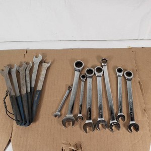 GearWrench Ratcheting Combination Wrenches and Thin Open End Wrenches