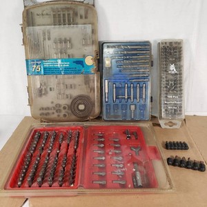 Maxtech Drill Accessory Set and Boxer Bit Set - Not all complete
