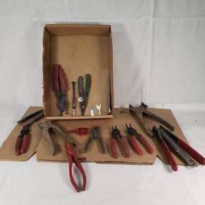Pliers, Snap Ring Pliers, and Wire Strippers