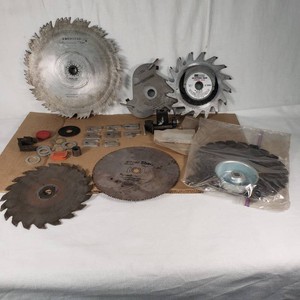Lot of Circular Saw Blades and Accessories