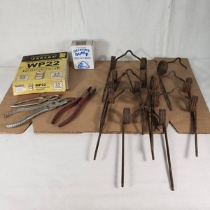 Hog Rings, Ceramic Electric Fence Insulators, Pliars, Baler Pickup Teeth