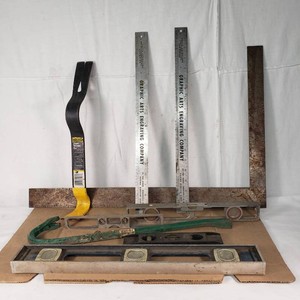 Stanley Super Wonder Bar, Levels, Rulers and Square