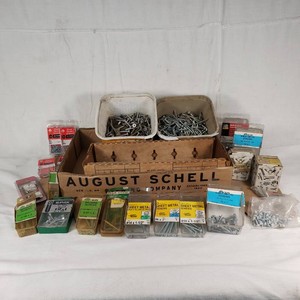 Assorted Screws, Machine Screws, and Sheet Metal Screws