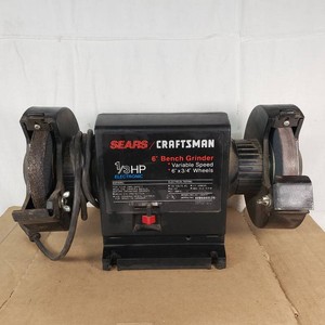 Sears Craftsman 13 HP 6 Variable Speed Bench Grinder Model 257.194070