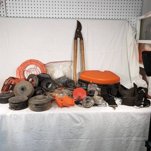 Assortment of STIHL and Toro Trimmer Parts and Accessories