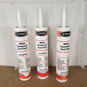 Jetcoat White Elastomeric Roof Patch, Lot of 3