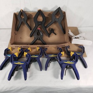 Lot of Irwin and Other Quick-Grip and Spring Clamps