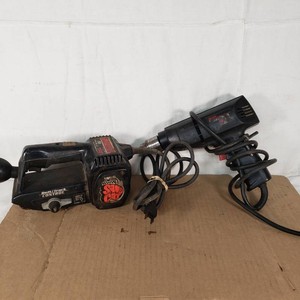 Skil 593 2-12 Sand Cat Belt Sander and Sears Craftsman 38 Drill