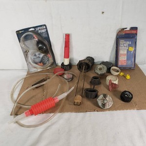 ShopCraft Siphon Pump and Permatex Muffler & Tailpipe Bandage, radiator caps, engine oil filler caps, and various other fittings and accessories.