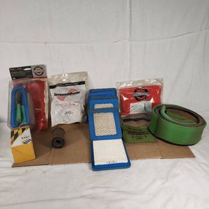 Briggs & Stratton and Tecumseh Power Equipment Filters Lot including NAPA Gold Fuel Filter 3481 and various air filters