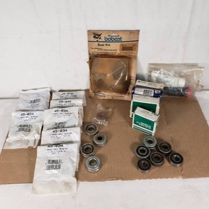Bobcat and NAPA Bearings and Seal Kits Collection, Including Flanged Ball Bearings
